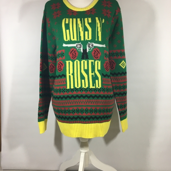Guns N Roses Ugly Christmas Sweater 
